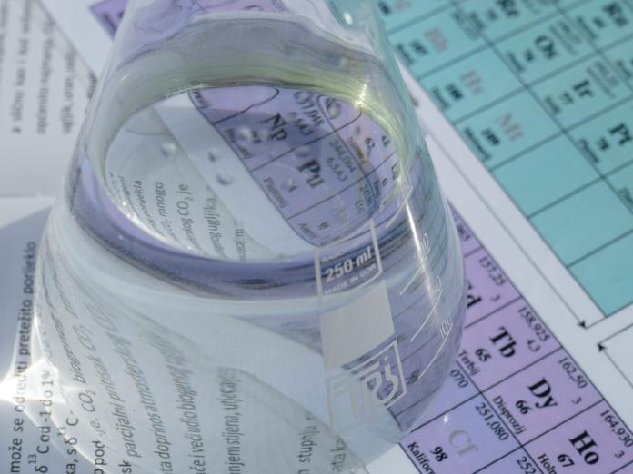 Flask and the periodic table of elements