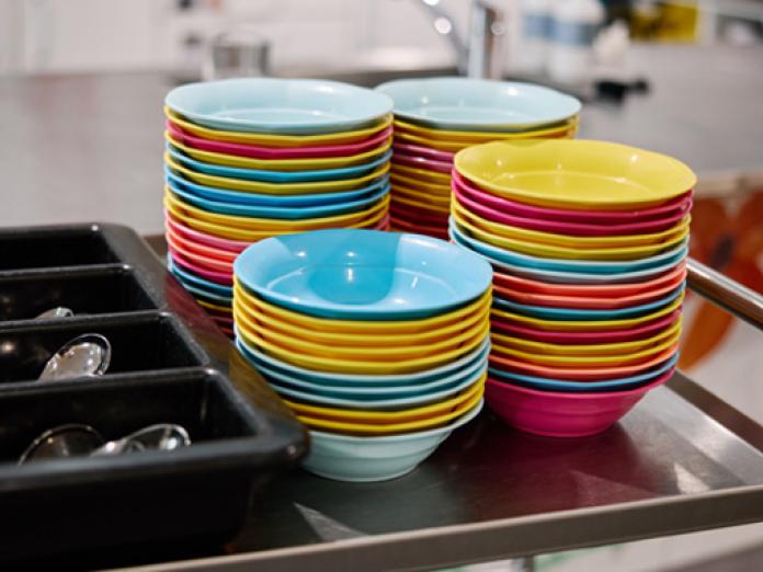 Plates for school lunch