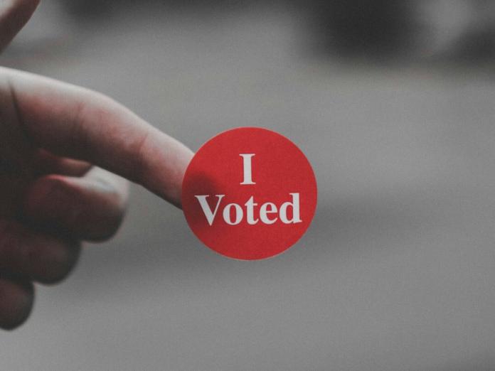 I Voted sticker