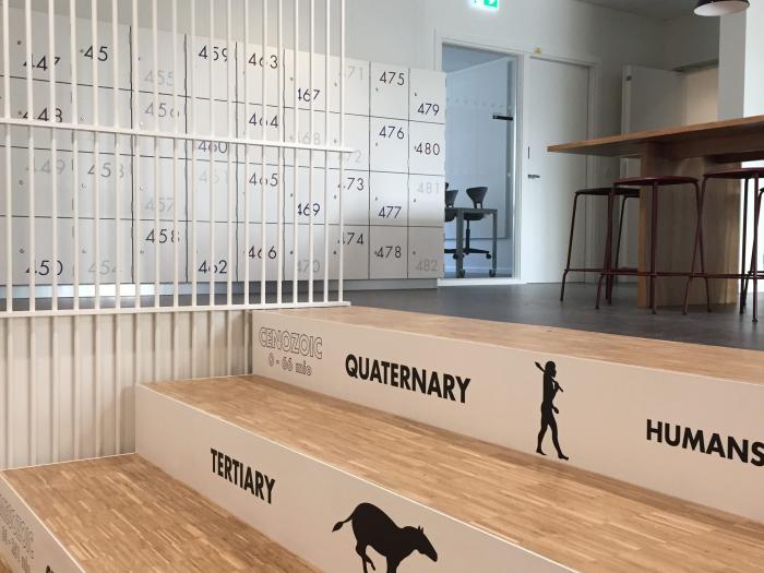 Learning steps and lockers